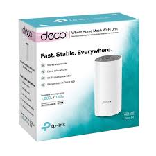 [DECO-E4-1] ACCESS POINT, ROUTER AC1200, SISTEMA WI-FI MESH TP-LINK DECO E4 BLANCO 100V/240V 1 UNIDAD