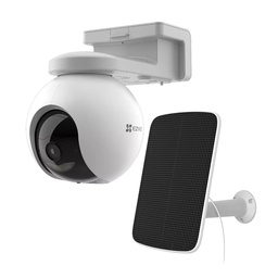 [CS-EB8/SP-R100] CÁMARA EXTERIOR EZVIZ EB8 4G+SOLAR PANEL, 3 MPX, IR 15 MTS, RANURA MICRO SD, AUDIO BIDIRECCIONAL, BATERÍA 10400 MAH, AI DETECCION DE PERSONA, IP65, 5 V/2 A CONSUMO MAXIMO 10W