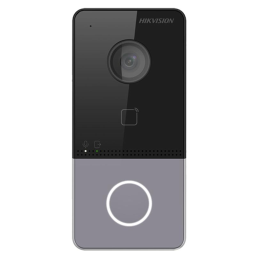 [DS-KV6113-PE1] FRENTE DE PORTERO HIKVISION IP DE 1 PULSADOR, HIK-CONNECT, IP65