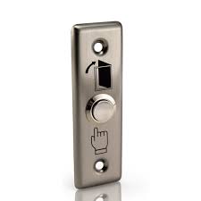 [PUL.MP] PULSADOR DE SALIDA METÁLICO RECTANGULAR .EXIT  (9 CM X 2,80 CM)