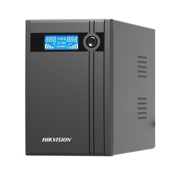 [DS-UPS2000] UPS HIKVISION ITERACTIVA DE 2000 VA / 1200 W, 12 V/9 Ah x 2, Pantalla LCD