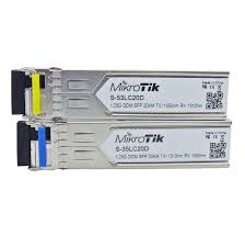 [S-3553LC20D] SFP MIKROTIK PAR S-35LC20D + S-53LC20D 1.25G SM 20KM