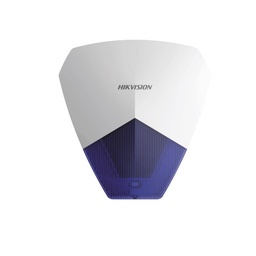 [DS-PS1-B] Sirena Hikvision cableada, con estrobo, Semi intemperie, 105 db, IP54