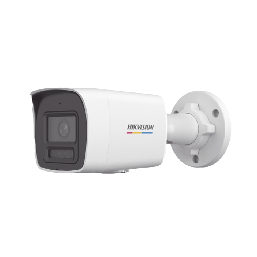 [DS-2CD1047G2H-LIUF(2.8mm)] Camara IP Hikvision 4 mpx Bullet, Dual Light + ColorVu, Lente 2.8 mm, 30 mts IR + 30 mts Luz Blanca, Micrófono Integrado, ACUSENSE Lite, IP67, PoE, Micro SD