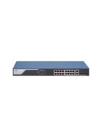 [DS-3E1318P-SI] SWITCH SMART HIKVISION 16 PUERTOS POE, 2 GB UPLINK RJ45, 250W
