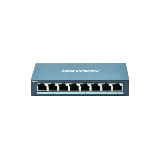 [DS-3E0508-O] SWITCH ETHERNET 8 BOCAS HIKVISION NO ADMINISTRABLE GIGABIT, METAL