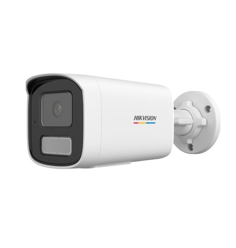 [DS-2CD1T47G2H-LIUF(2.8mm)] Camara IP Hikvision 4 mpx Bullet, Dual Light + ColorVu, Lente 2.8 mm, 50 mts IR , Micrófono Integrado, ACUSENSE Lite, IP67, PoE, Micro SD