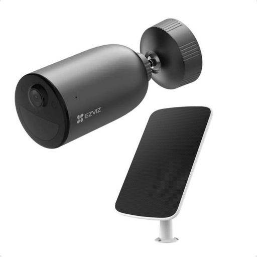 [CS-EB3/SP-R200] Camara con Panel Solar Ezviz EB3 3MP+Solar Panel, IR 15 mts, Defensa Activa, Comunicación Bidireccional, IP65