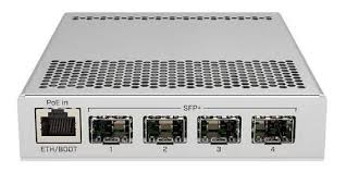 [CRS305-1G-4S+IN] SWITCH MIKROTIK 305-1G-4S+IN 4Ptos SFP+ + 1ETH GB