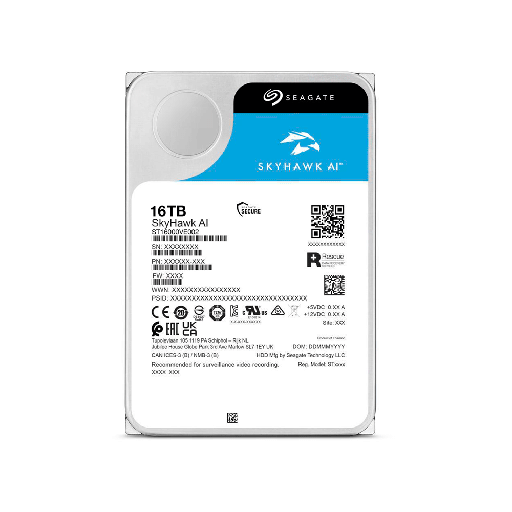 [HD-16-TB-SEAGATE-SKYHAWK] DISCO HD 16TB SEAGATE SATA SKYHAWK