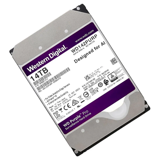 [WD142PURP] DISCO HD SATA III 14TB WD PURPLE PRO 3.5 256MB CCTV