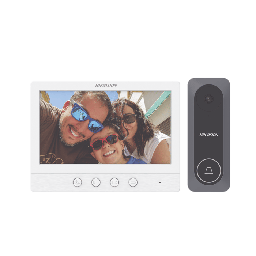 [DS-KIS212] Kit de Videoportero, Pantalla LCD a Color de 7", Frente de Calle 720P