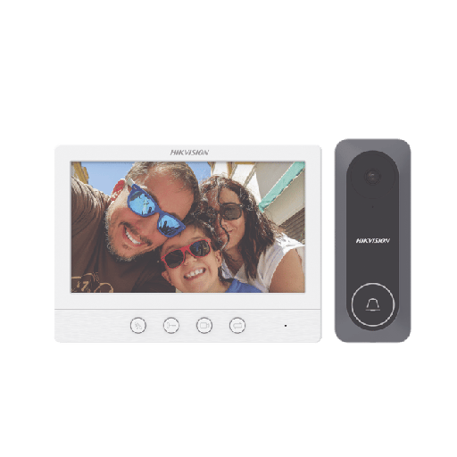 [DS-KIS212] Kit de Videoportero, Pantalla LCD a Color de 7", Frente de Calle 720P