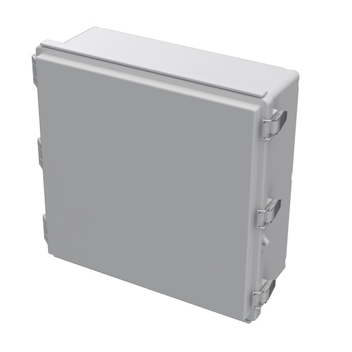 [ZG 3030] Gabinete estanco con tapa, herrajes, 30 cm x 30 cm x 12 cm
