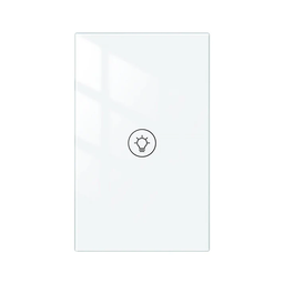 [WS-USD1-WH-MS] Tecla Dimmer Smart WIFI de 1 canal. Vivo + Neutro. Color Blanco. Tecla touch. Panel de vidrio - MOES