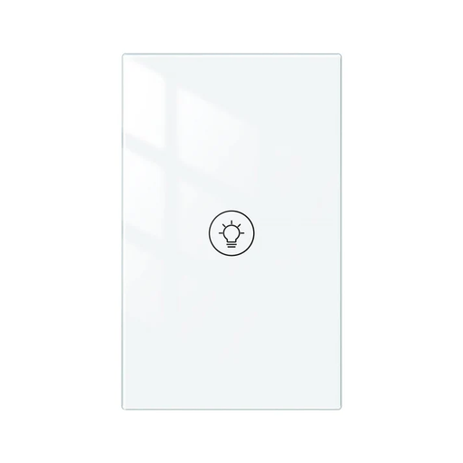 [WS-USD1-WH-MS] Tecla Dimmer Smart WIFI de 1 canal. Vivo + Neutro. Color Blanco. Tecla touch. Panel de vidrio - MOES