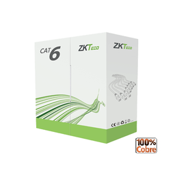 [XL600-CPR-B] CABLE UTP CAT.6  ZK-TECO EXTERIOR PURO COBRE  (305 MTS)