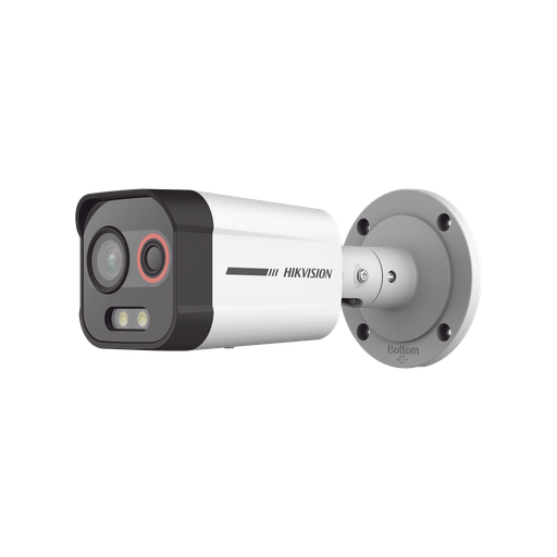 [DS-2TD2608-2/QA/FP] CAMARA TERMICA HIKVISION, Biespectral para prevenir incendios, Detección de fuego, Medición de Temperatura, 4 MP, lente térmico 2 mm