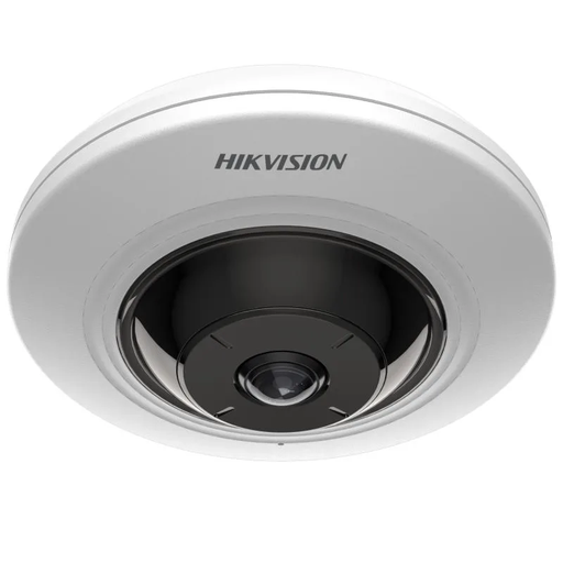 [DS-2CD3956G2-ISU(1.05mm)] CAMARA HIKVISION IP OJO DE PEZ 5MPX, H.265+, LENTE 1.05 MM, VISION 180°, ACUSENSE, IR 8 MTS, WDR 120 DB
