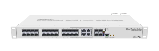 [CRS328-4C-20S-4S+RM] SWITCH MIKROTIK ADMINISTRABLE, 20 PUERTOS SFP 1G + 4 PUERTOS COMBO RJ45/SFP 1G + 4 SFP+ 10G
