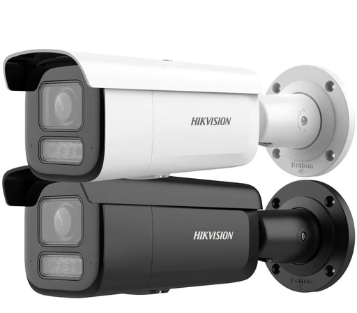 [DS-2CD2623G2-LIZS2U] CÁMARA BULLET IP HIKVISION ACUSENSE 2 MP, 2,8–12 MM, IR Y LUZ BLANCA 60 M, MICRÓFONO, PoE+, IP67, IK10